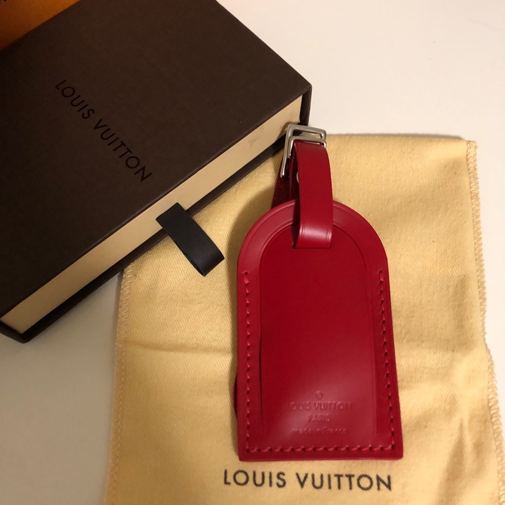 Authentic Louis Vuitton luggage tag collectors